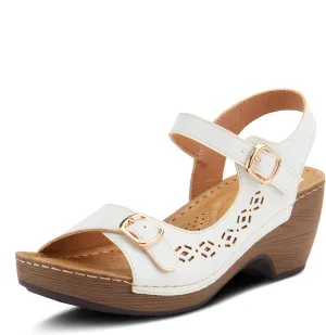 PATRIZIA Spring Step Shantay Wedge Sandals for Women - Ladies Sandals with ankle strap buckle closures - Womens Casuals Sandals for Outdoor