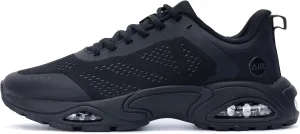 PERSOUL Mens Air Running Shoes Fashion Walking Tennis Sneakers Athletic Trail Shoes for Workout Jogging Gym BlackBlue Size 7-13