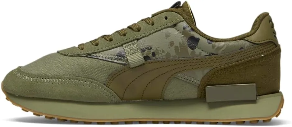 PUMA Mens Future Rider Camo Flagship Lace Up Sneakers Shoes Casual - Green