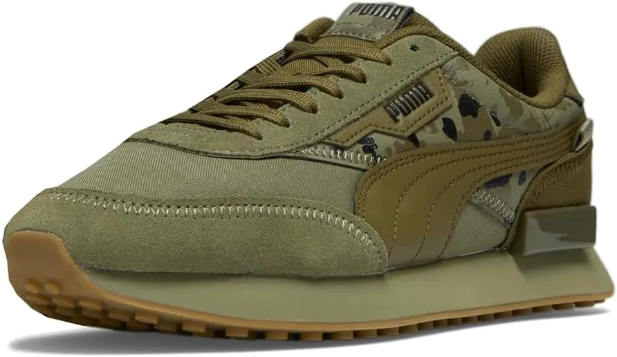 PUMA Mens Future Rider Camo Flagship Lace Up Sneakers Shoes Casual - Green