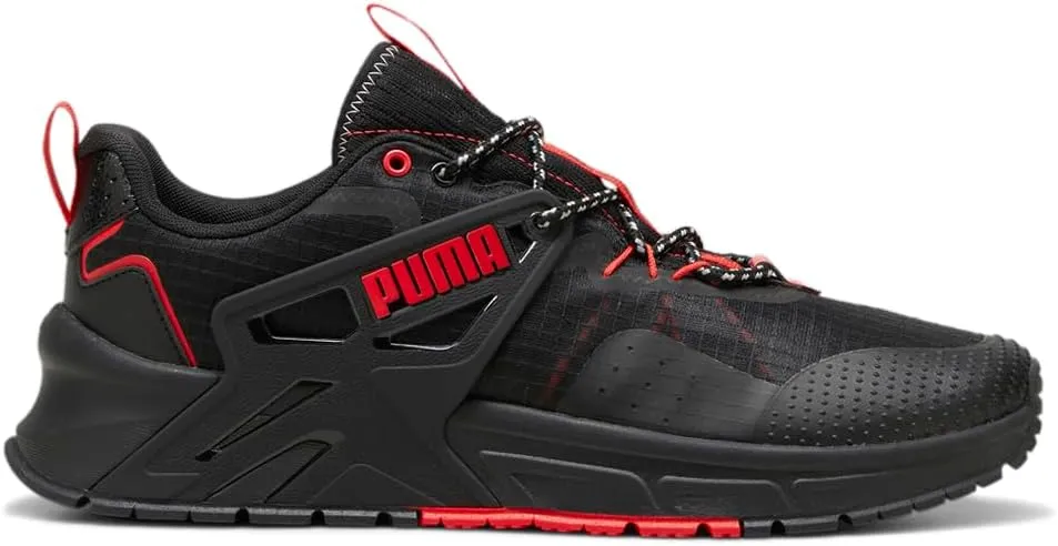 PUMA Mens Pacer Plus Trail Lace Up Sneakers Shoes Casual - Black - Size 9 M