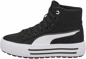 PUMA Women's Kaia 2.0 Mid Shoes, White-ICY Blue-Electric Blush, 11