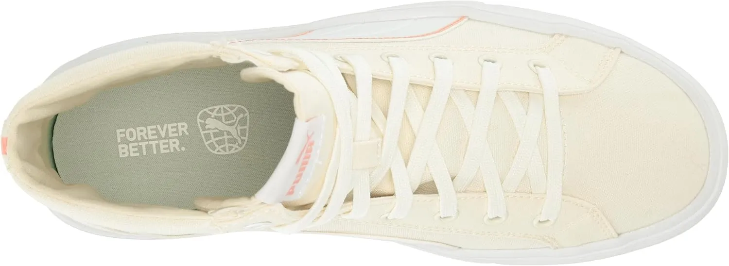 PUMA Women's Kaia 2.0 Mid Shoes, White-ICY Blue-Electric Blush, 11
