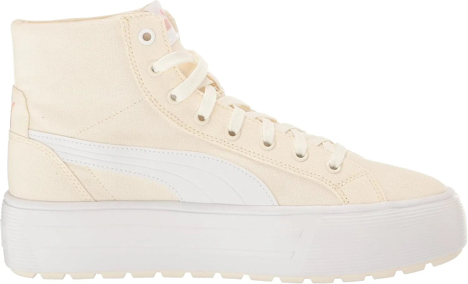 PUMA Women's Kaia 2.0 Mid Shoes, White-ICY Blue-Electric Blush, 11