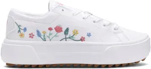 PUMA Womens Kaia Floral Platform Sneakers Shoes Casual - White - Size 10 M