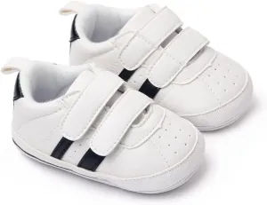 QIETION Baby Boys Girls Oxford Shoes PU Leather Soft Sole Sneakers Anti-Slip Toddler Ankle Boots Infant Walking Shoes