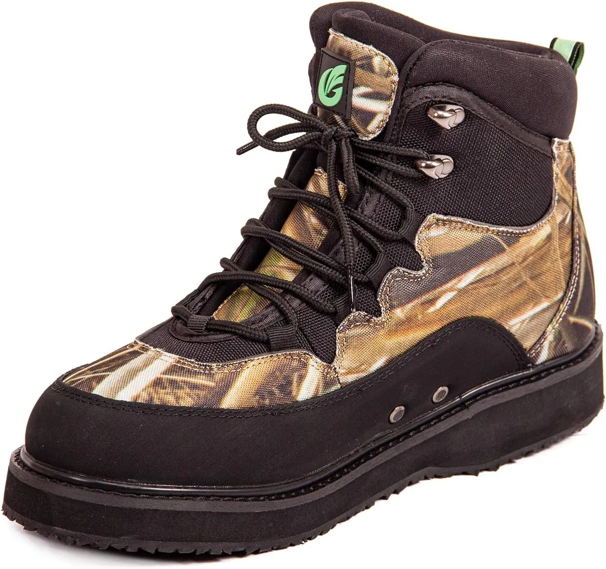 Quick-Dry Wading Boots Camo Pattern with Felt Sole or Rubber Sole