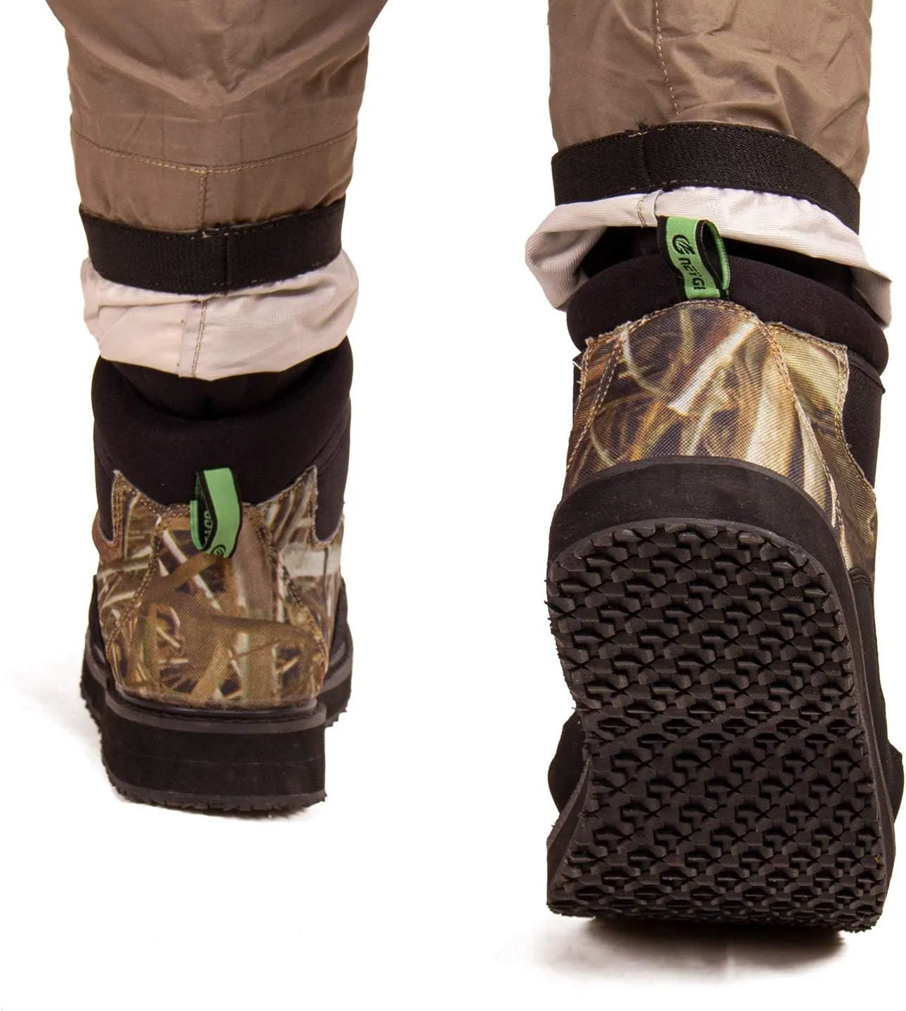 Quick-Dry Wading Boots Camo Pattern with Felt Sole or Rubber Sole