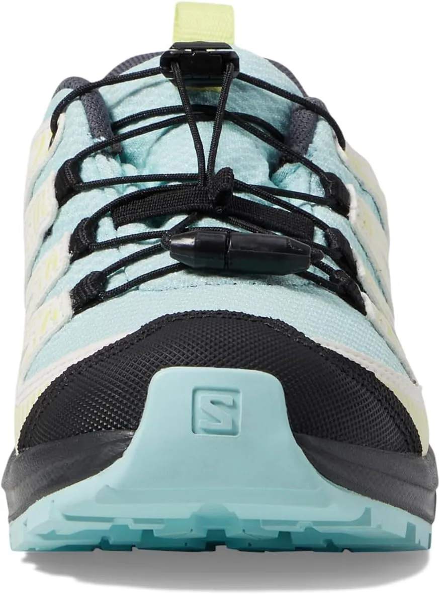 Salomon® XA Pro V8 CSWP J Shoes for Kids – Synthetic and Textile Upper, Lining, Footbed – Heel Pull Tab
