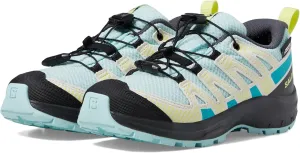 Salomon® XA Pro V8 CSWP J Shoes for Kids – Synthetic and Textile Upper, Lining, Footbed – Heel Pull Tab