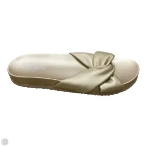 Sandals Flats By J. Crew In Gold, Size: 7