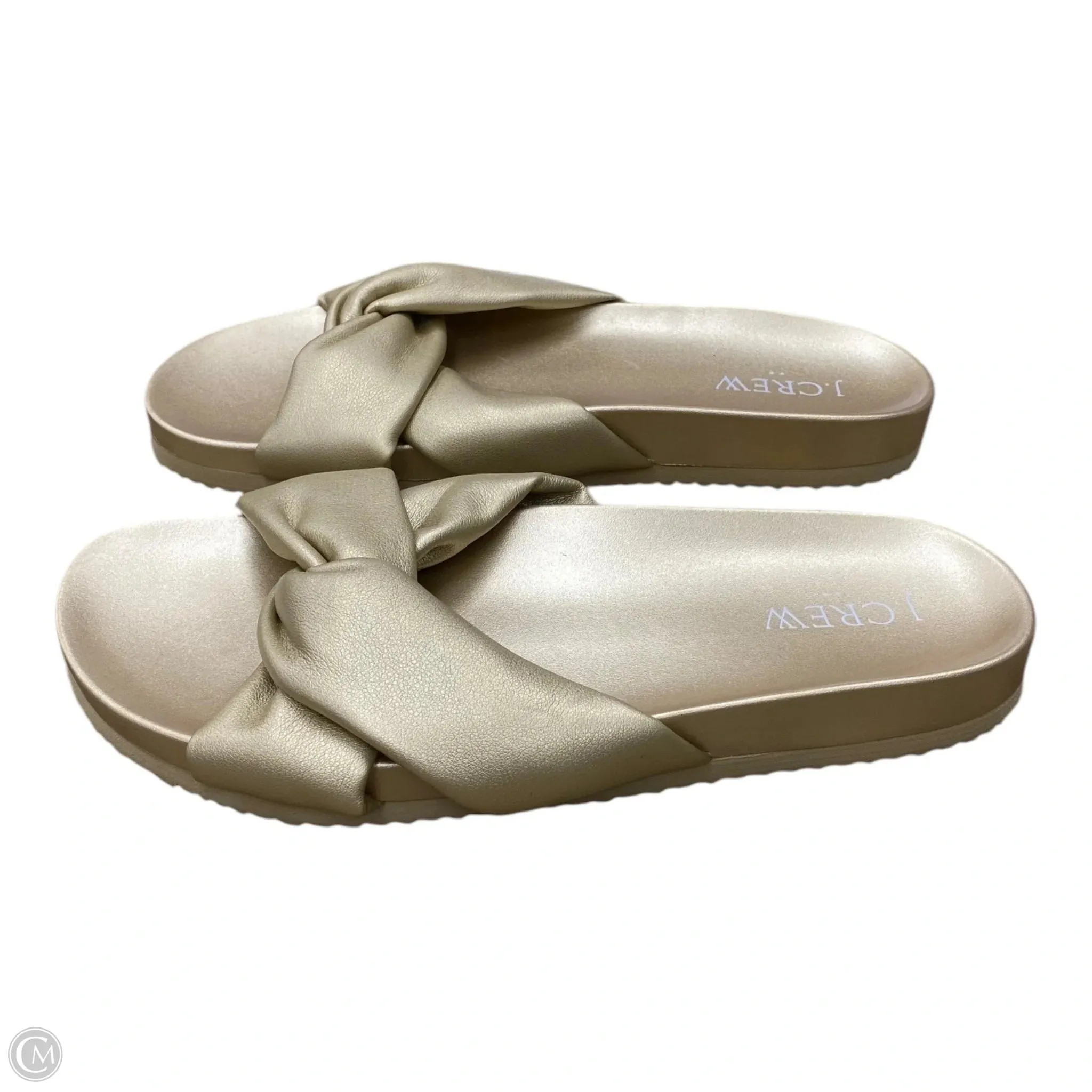 Sandals Flats By J. Crew In Gold, Size: 7