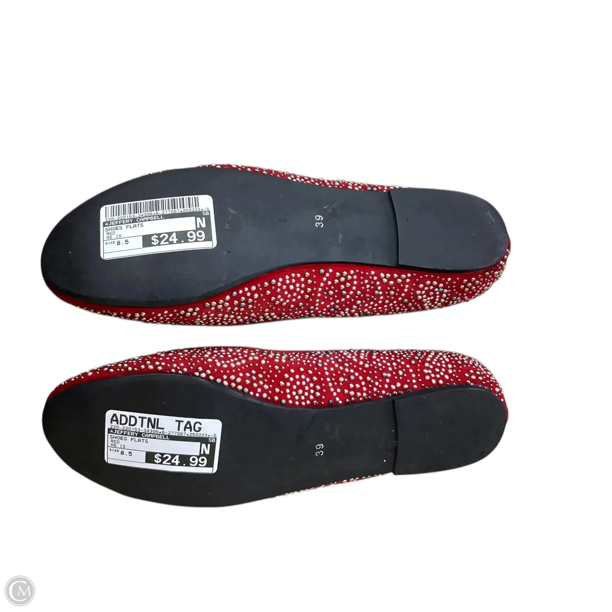 Shoes Flats By Jeffery Campbell In Red, Size: 8.5