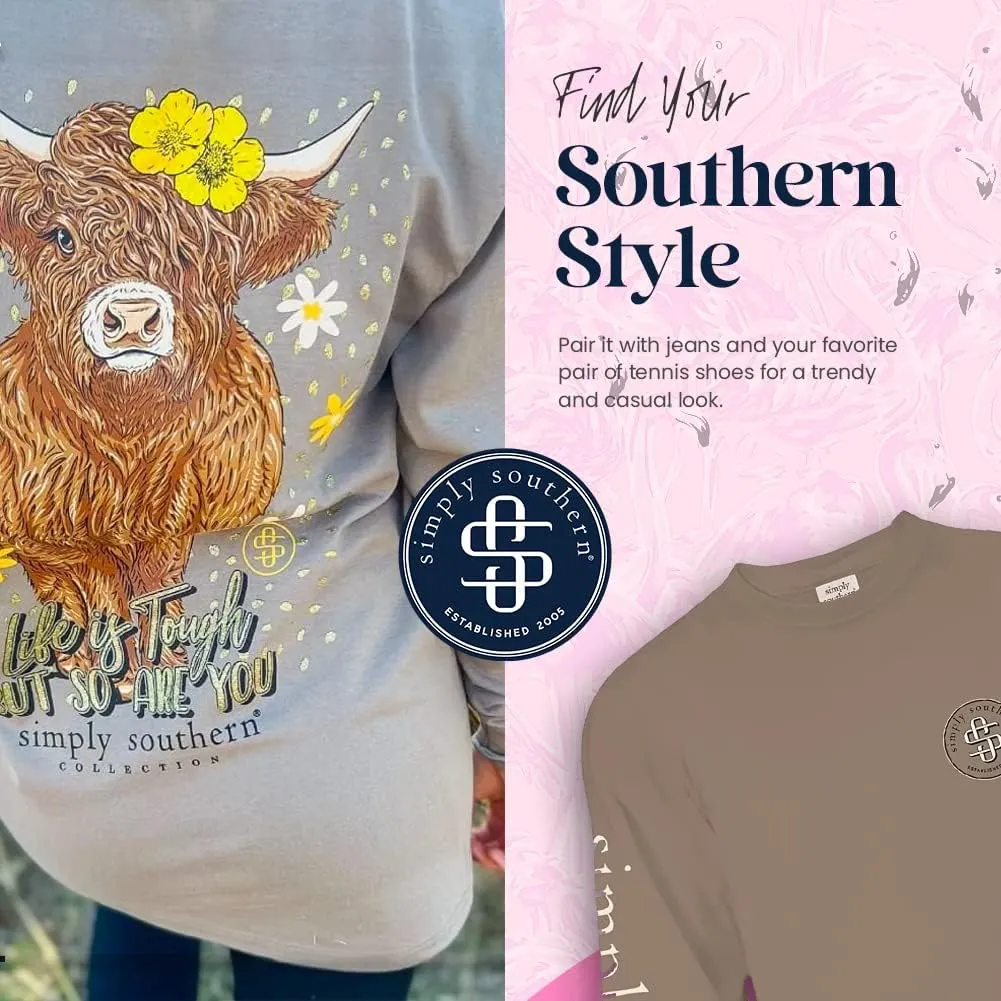Simply Southern Women's Relaxed Fit Long Sleeve T-Shirt