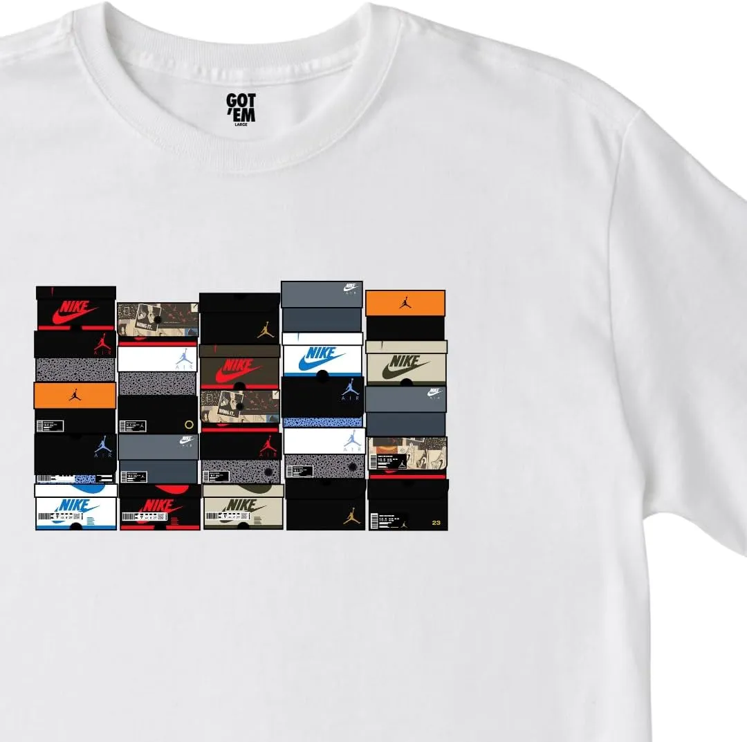 Sneaker J's T Shirts – 100% Cotton Casual Streetwear Short Sleeve Print, bred, UNC, Union, Cement