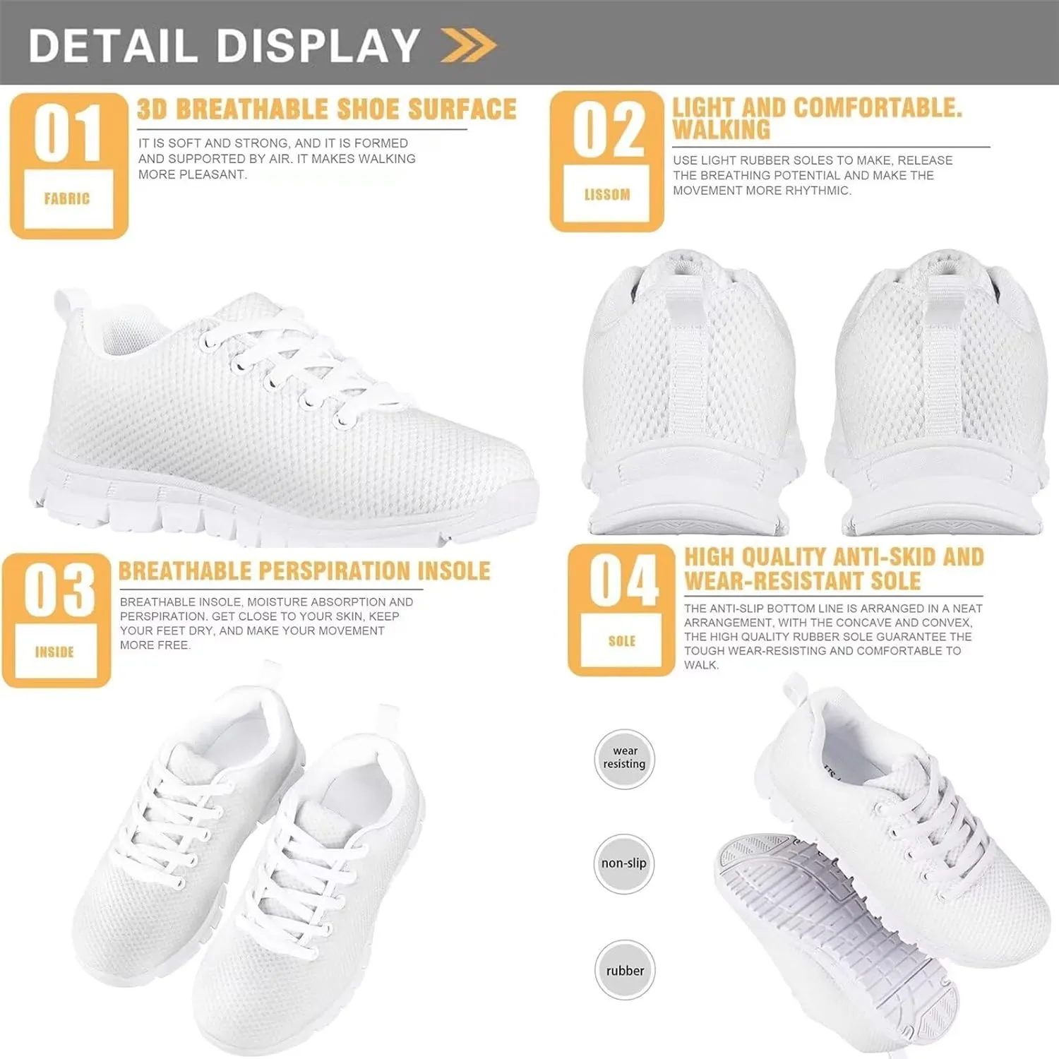 Sneakers for Boys Girls Kids Lightweight Breathable Athletic Running Shoes for Toddler/Little Kid/Big Kid
