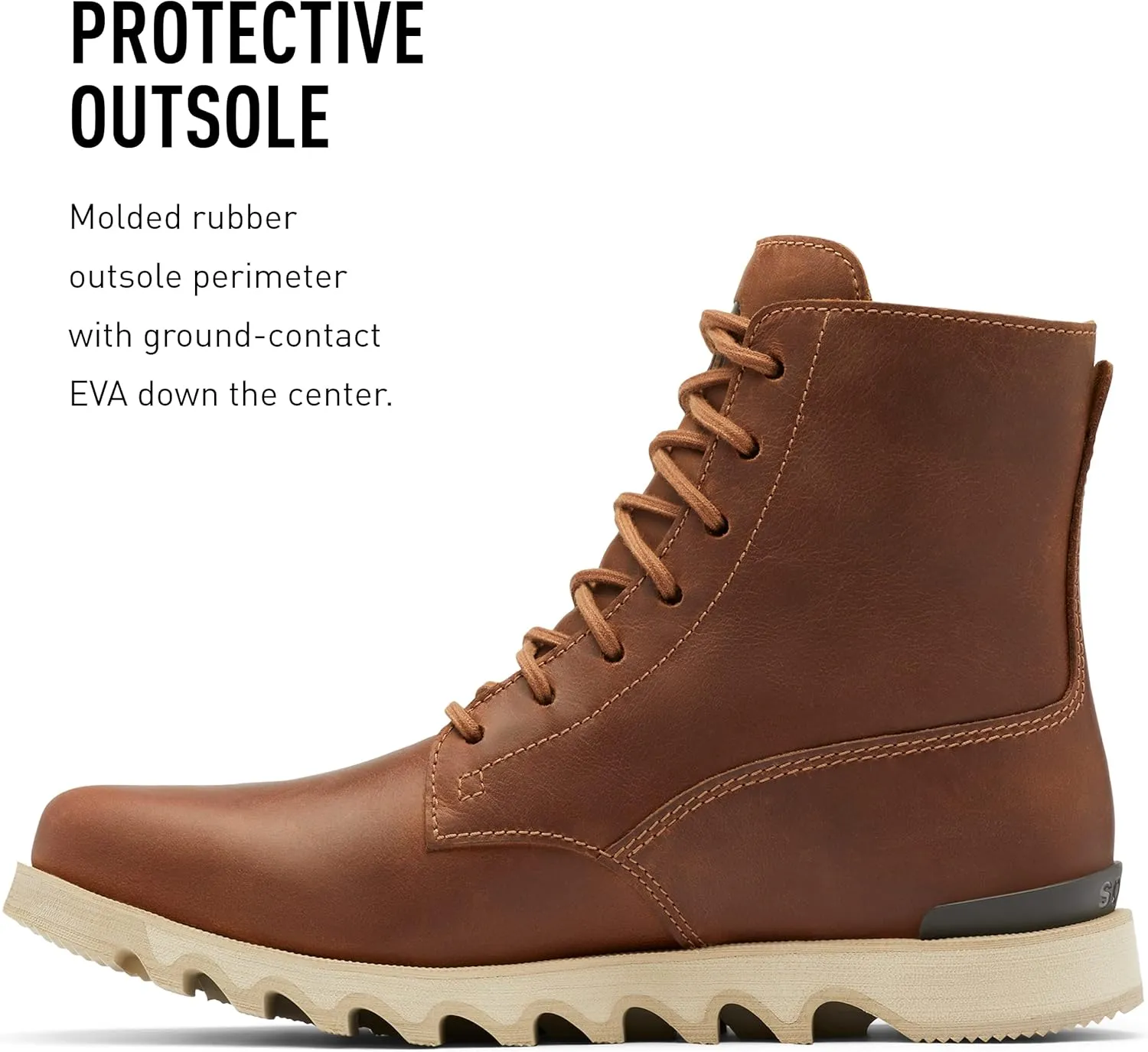 Sorel Men's Kezar Tall WP Boot — Waterproof Leather Rain Boots