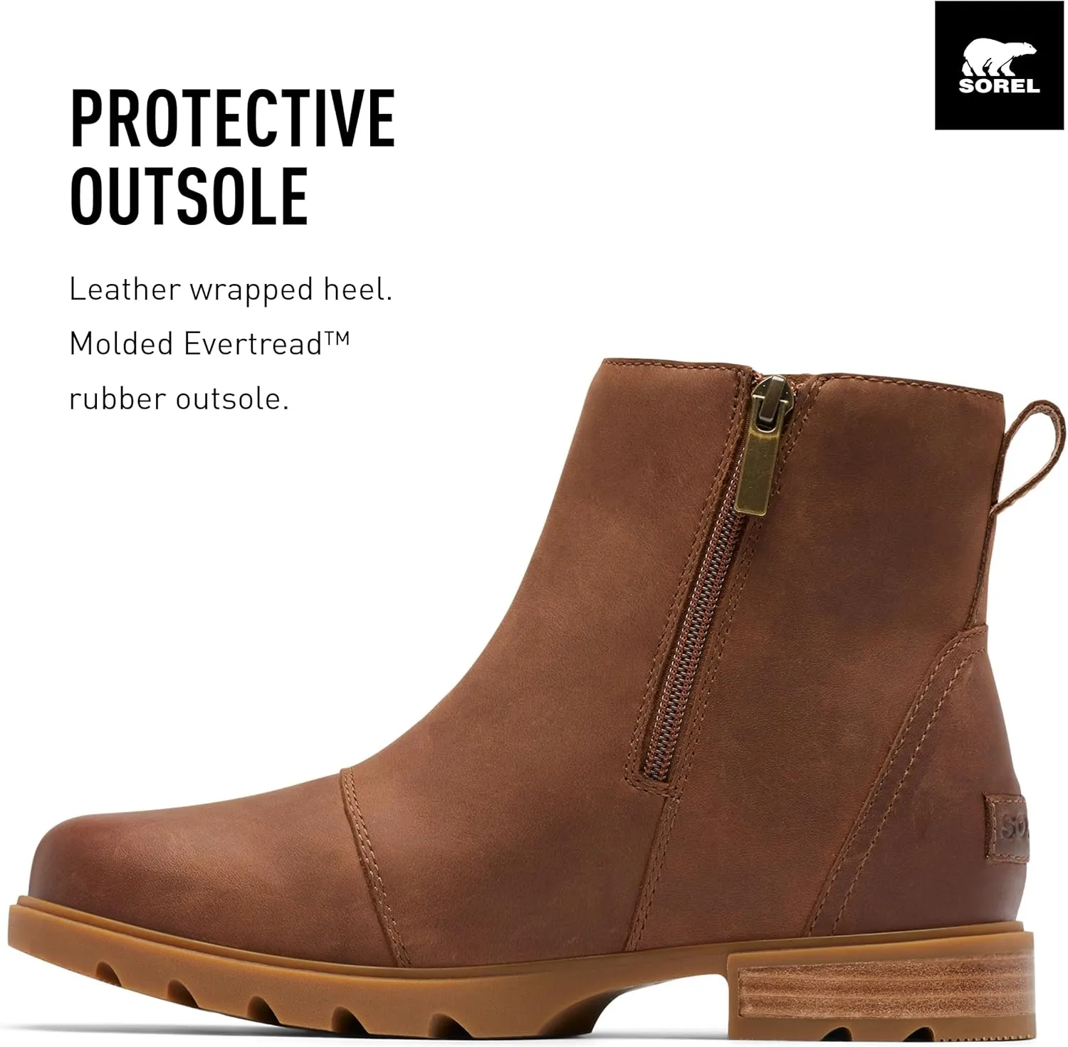 SOREL Women's Emelie lll Zip Waterproof Boot