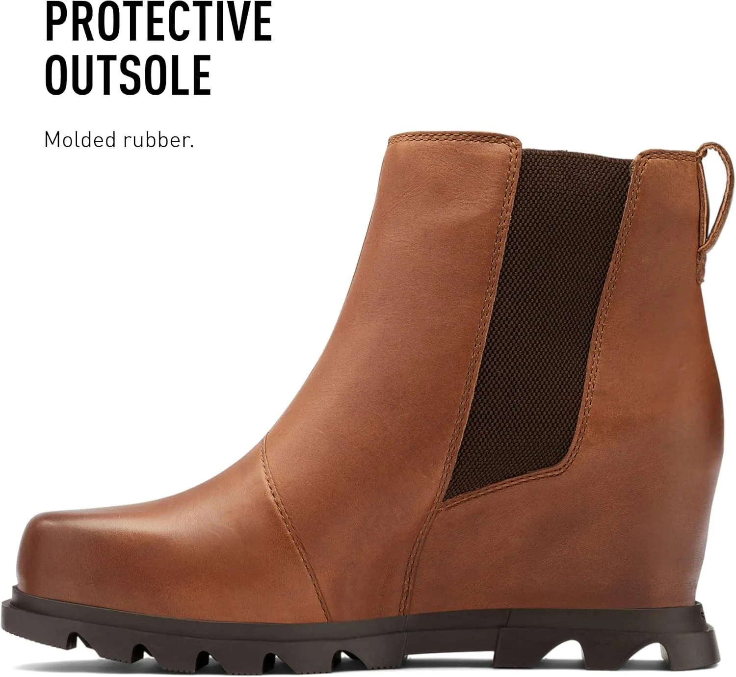 Sorel Women's Joan of Arctic Wedge III Chelsea Boot — Waterproof Leather Wedge Boots