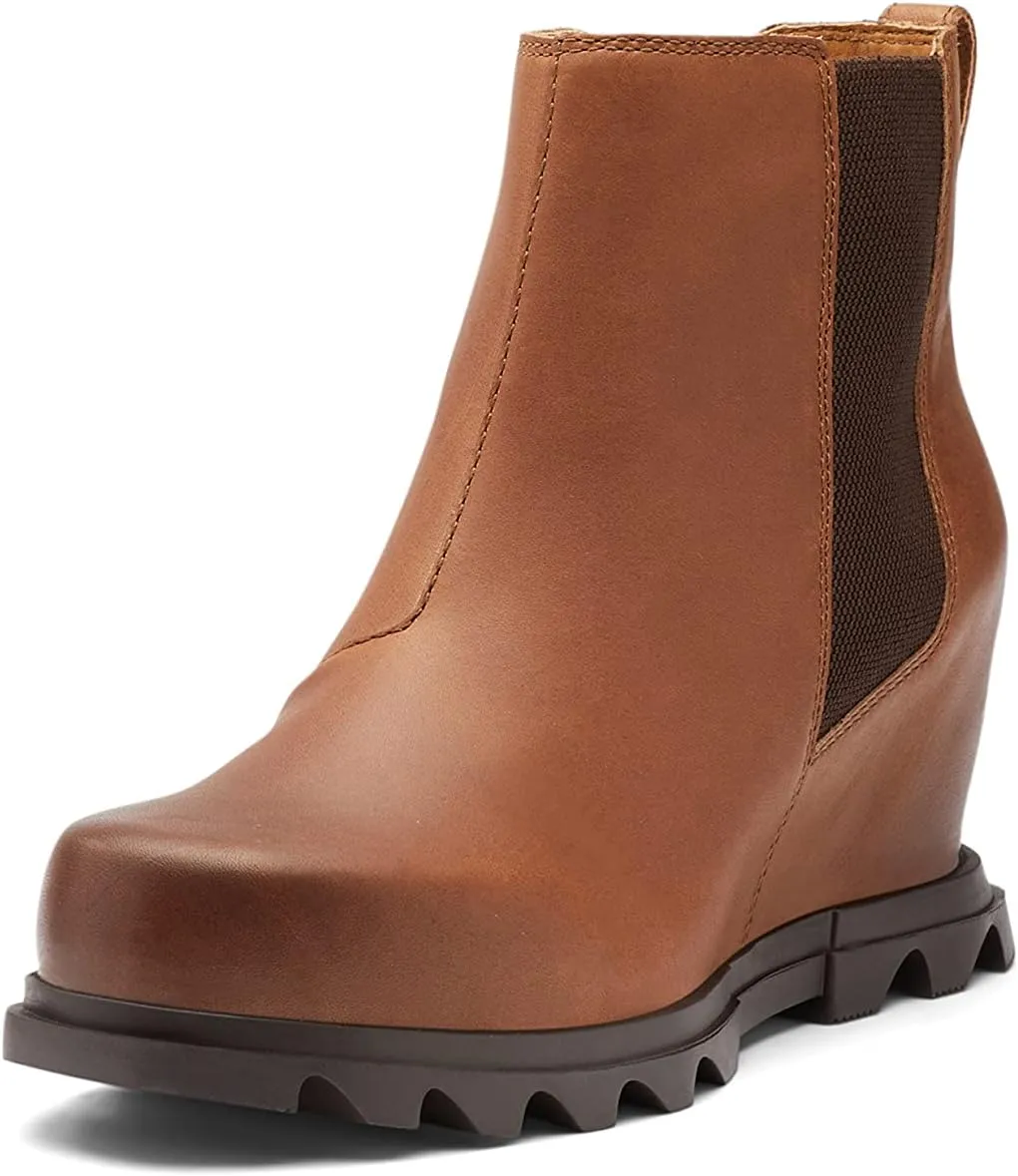 Sorel Women's Joan of Arctic Wedge III Chelsea Boot — Waterproof Leather Wedge Boots
