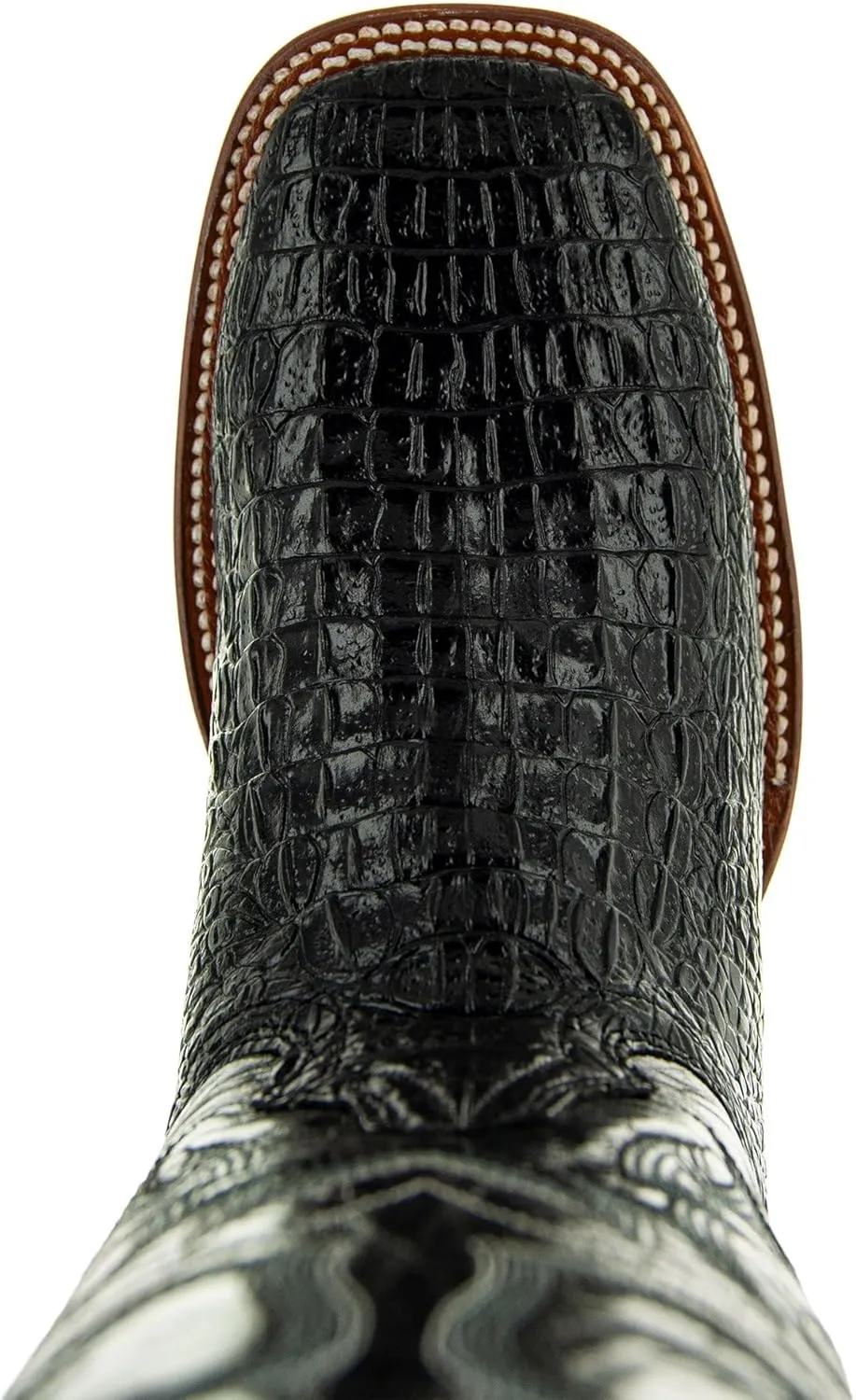 Soto Boots Men's Caiman Belly Print Cowboy Boots H4001
