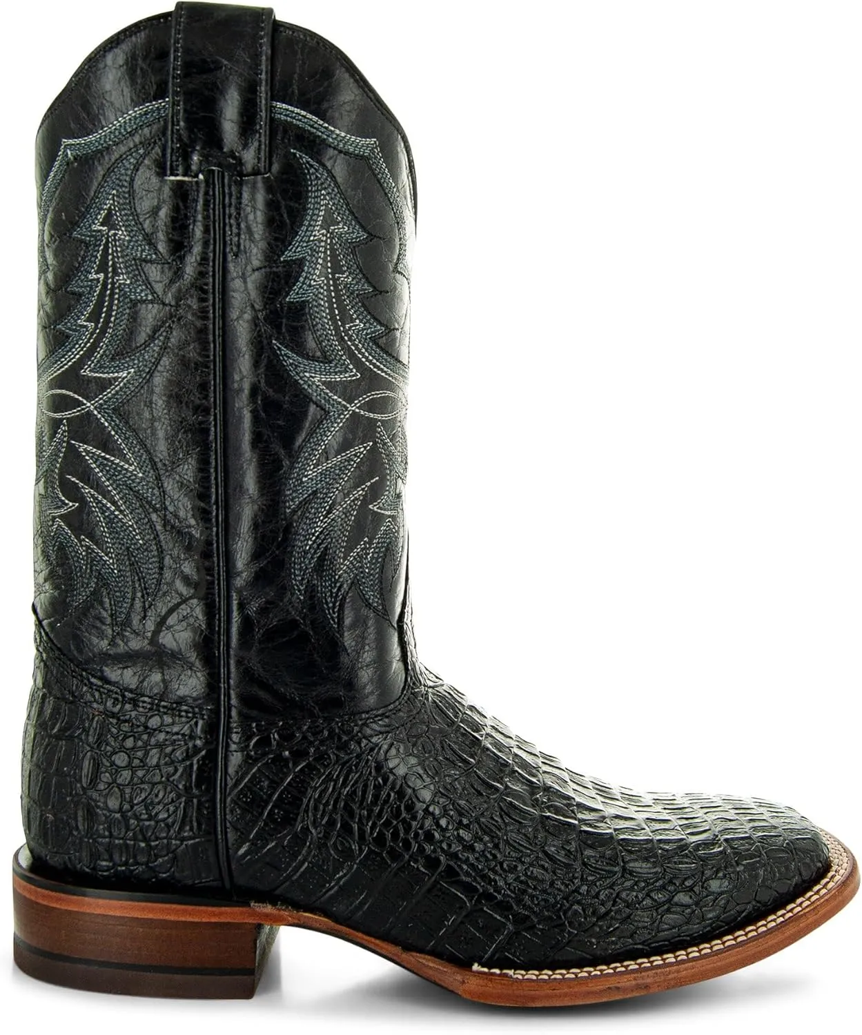 Soto Boots Men's Caiman Belly Print Cowboy Boots H4001