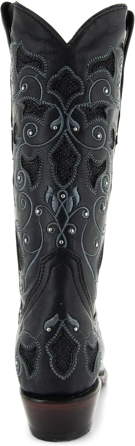 Soto Boots Womens Studded and Inlay Cowgirl Boots M50051