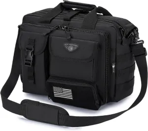 Stypos Tactical Messenger Bag, 14 Inch Tactical Briefcase for Man Military Laptop Bag Messenger Shoulder Bag, Includes a Flag