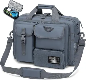 Stypos Tactical Messenger Bag, 15.6/17.3 Inch Tactical Briefcase for Man Military Laptop Bag Messenger Shoulder Bags
