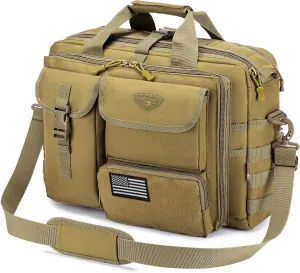 Stypos Tactical Messenger Bag, Tactical Briefcase for Man Military Laptop Bag 15.6/17.3 Inch Messenger Shoulder Bag