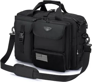 Stypos Tactical Messenger Bag, Tactical Briefcase for Man Military Laptop Bag 15.6/17.3 Inch Messenger Shoulder Bag