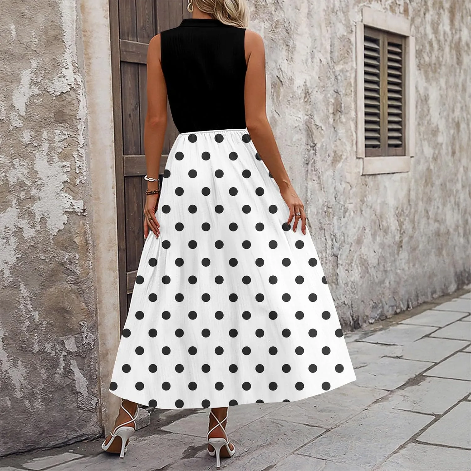 Summer Dresses for Women 2025 Vacation Casual Boho Sundress Flowy Wedding Guest Maxi Dresses A Line Beach Long Dress