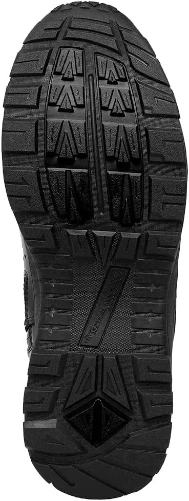 Tactical Research TR1040-T 7 Inch Ultralight Black Tactical Boots for Men - Non-Polishable Leather and Nylon with Slip-Resistant TR HiTRAC Outsole for Police, EMS, and Security