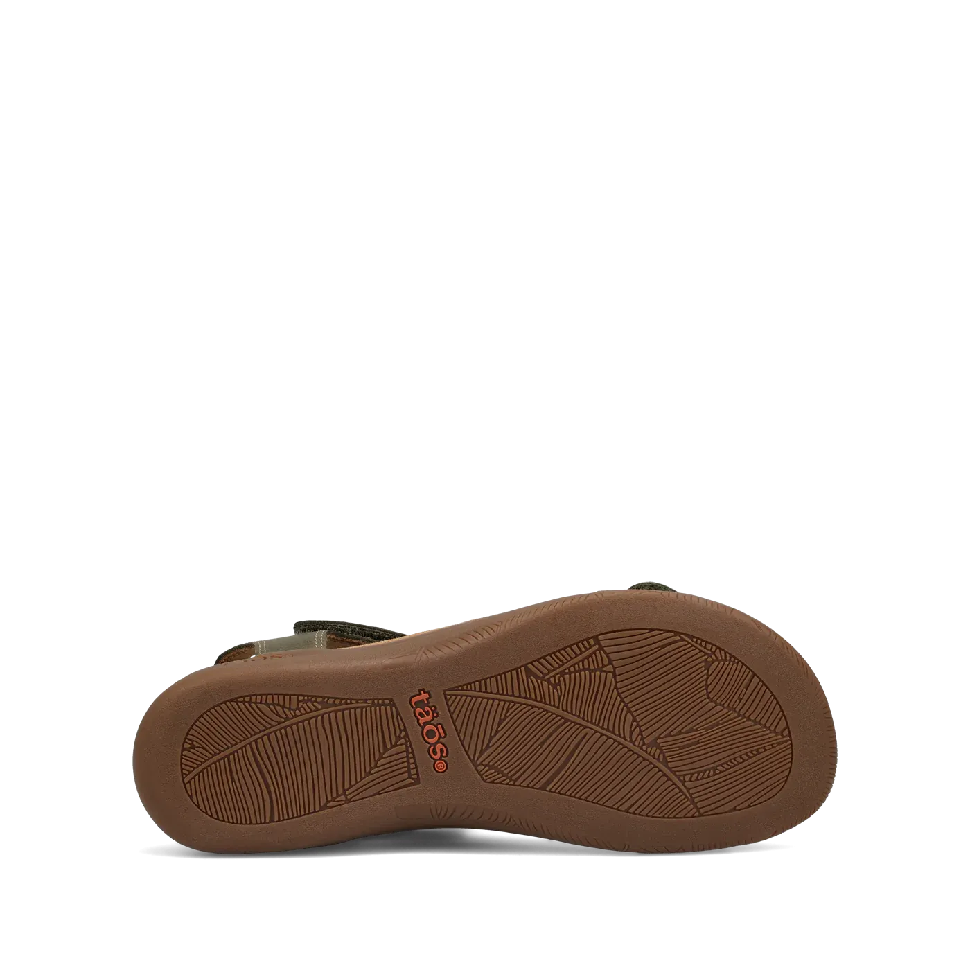 TAOS THE SHOW OLIVE LEATHER SANDAL