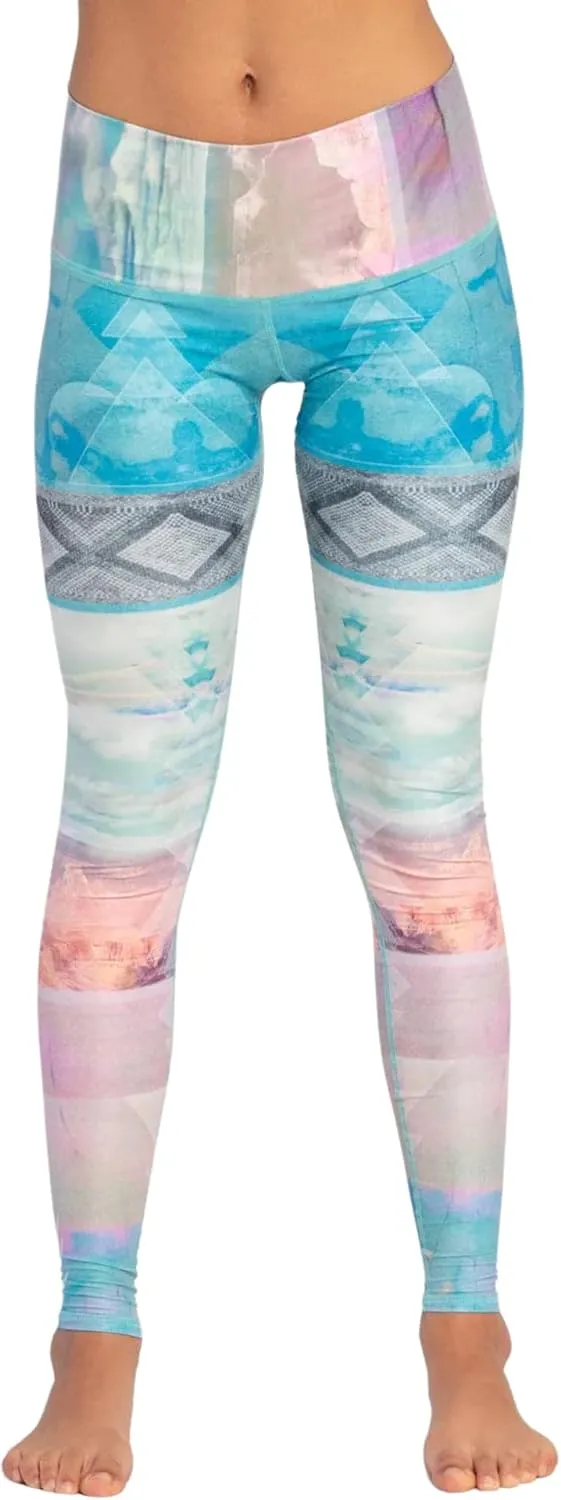 teeki Tarot Magic Hot Pants Leggings for Women, USA Made Sustainable Eco Luxury Activewear Quick Dry - Large