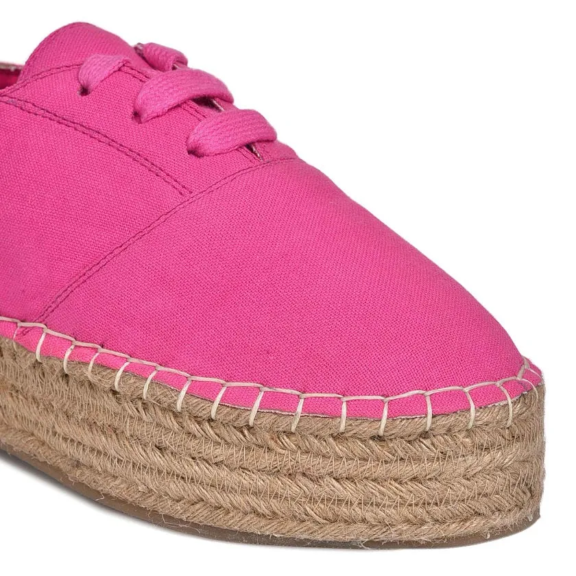 The Branded Havana Lace-ups - Pink Women Shoes