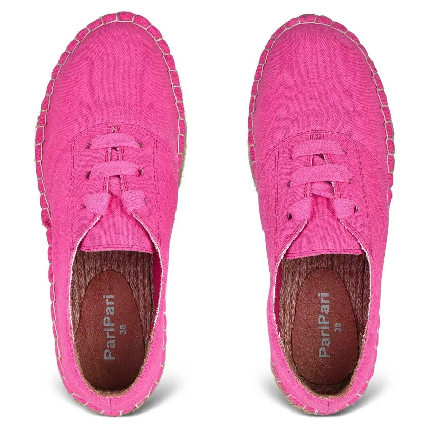 The Branded Havana Lace-ups - Pink Women Shoes