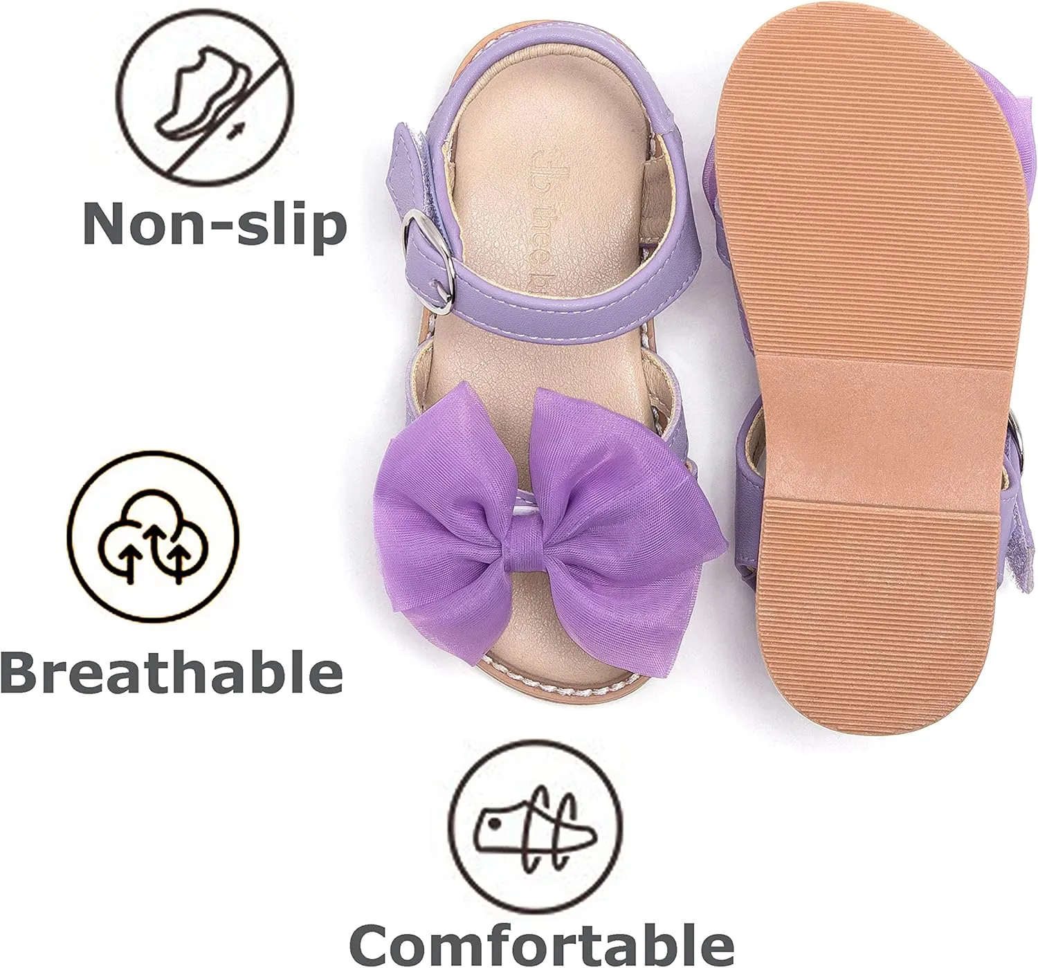 THEE BRON Toddler Girl Dress Sandals Sandalias para Nias
