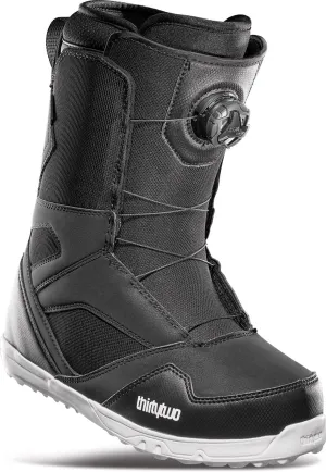 Thirty Two STW BOA Mens Snowboard Boots Black/White Sz 8.5