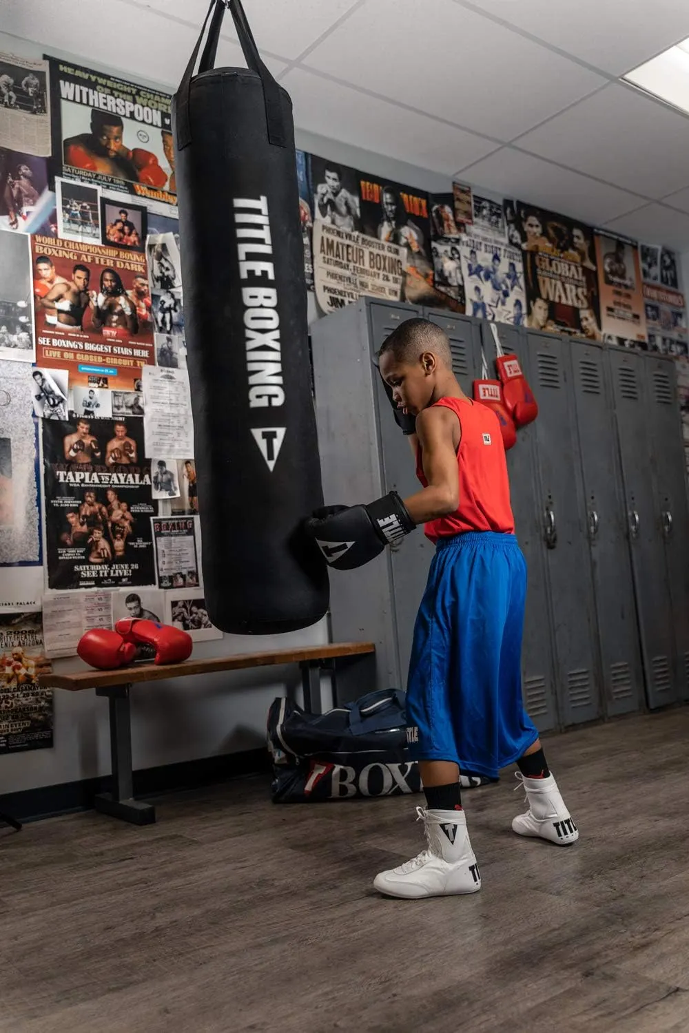 Title Boxing Speed-Flex Encore Mid-Top Boxing Shoes: MMA, Kickboxing, Boxing Boots, Equipment, Footwear