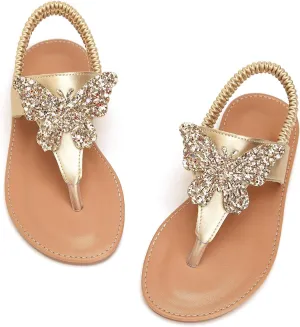 Toddler Girls Sandals Summer Flats Dress Shoes for Baby Little Kids Girl