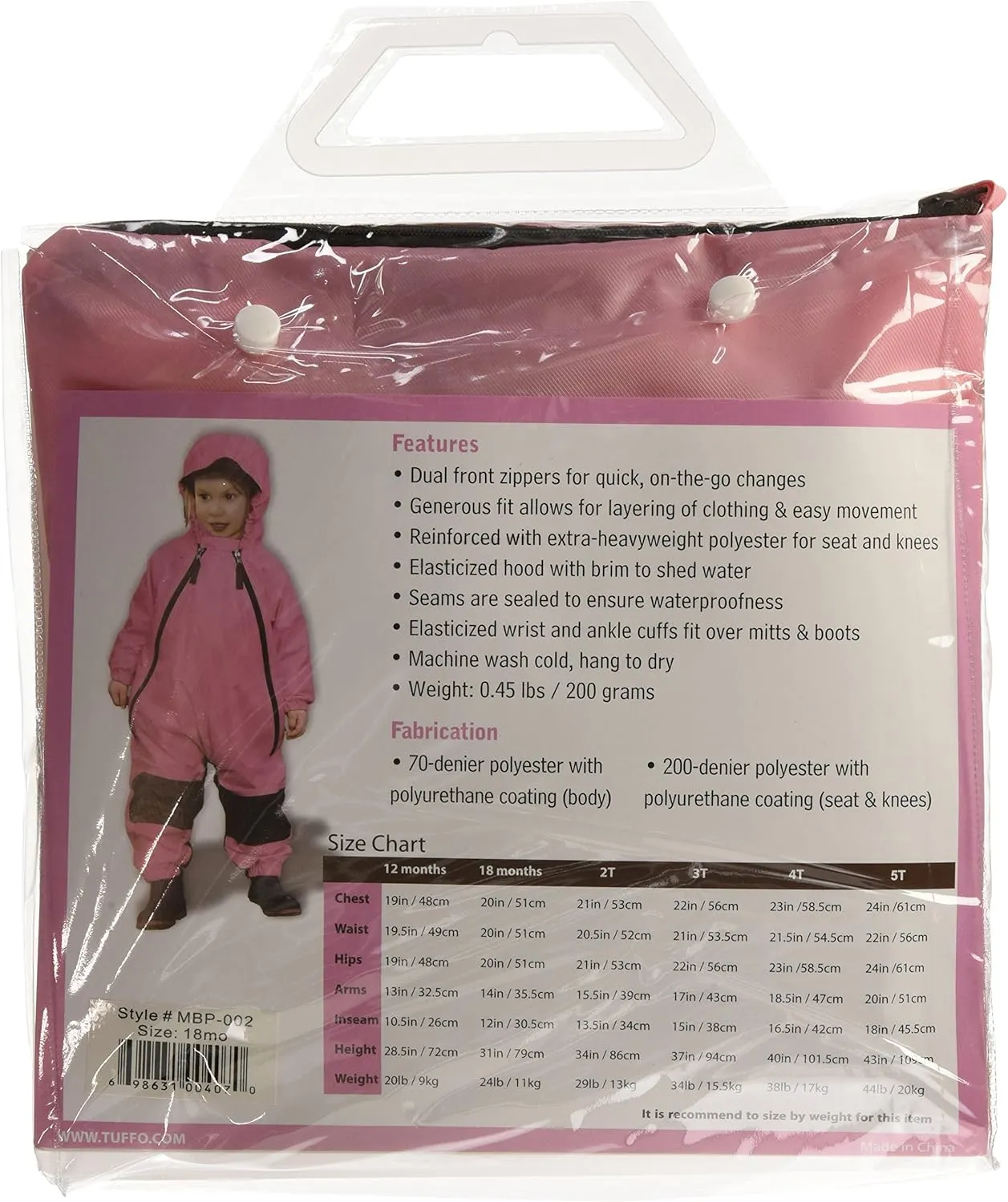 Tuffo baby-boys Coverall