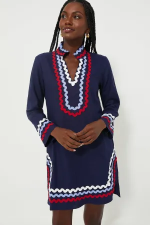 Tunic Sleeve Red Classic Blue Trackable Long White Customer endorsements Navy &