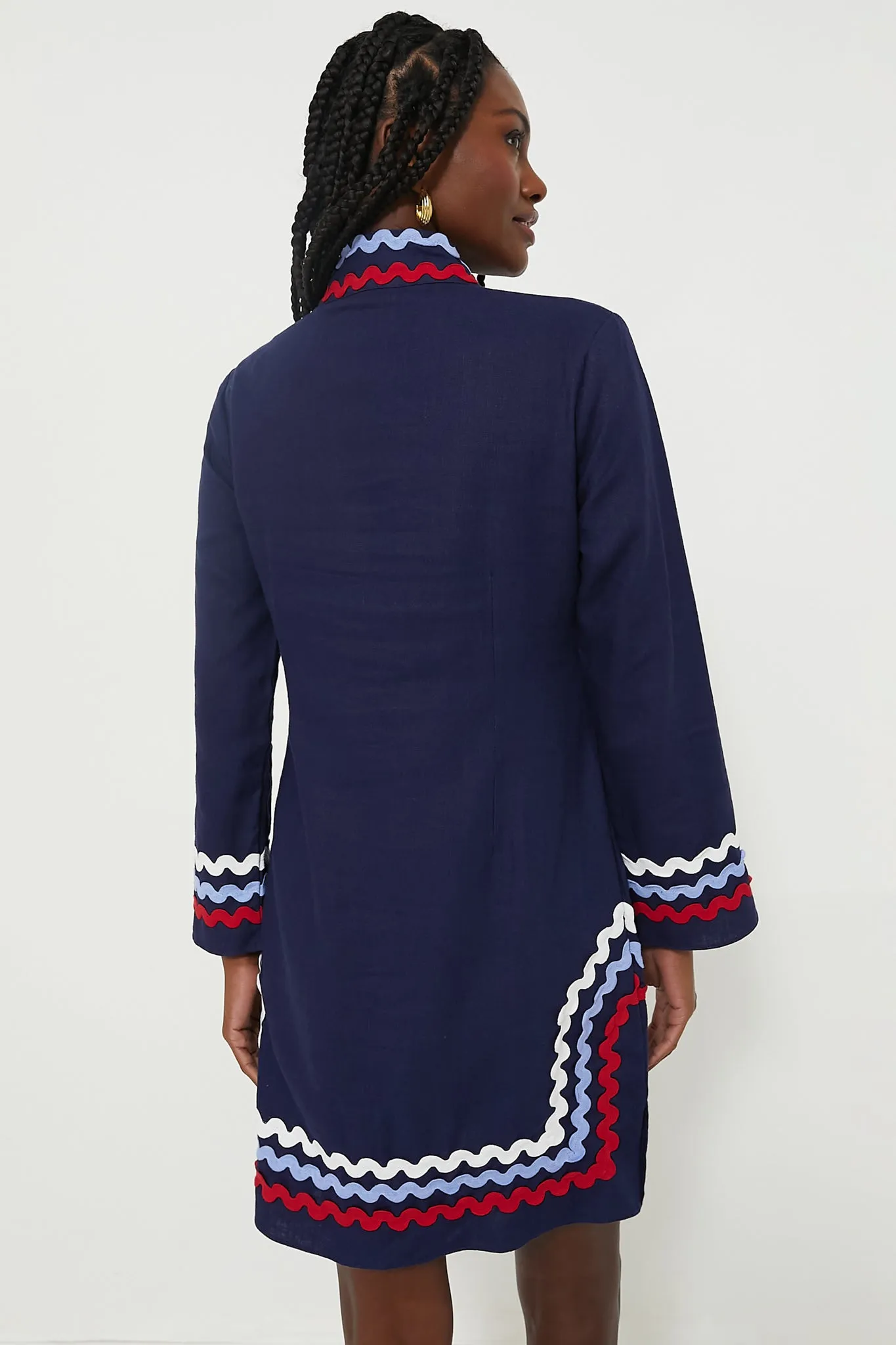 Tunic Sleeve Red Classic Blue Trackable Long White Customer endorsements Navy &