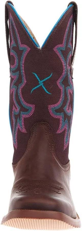 Twisted X Women's 11" Tech X Boot, Wide Square Toe with CellStretch and Tech X