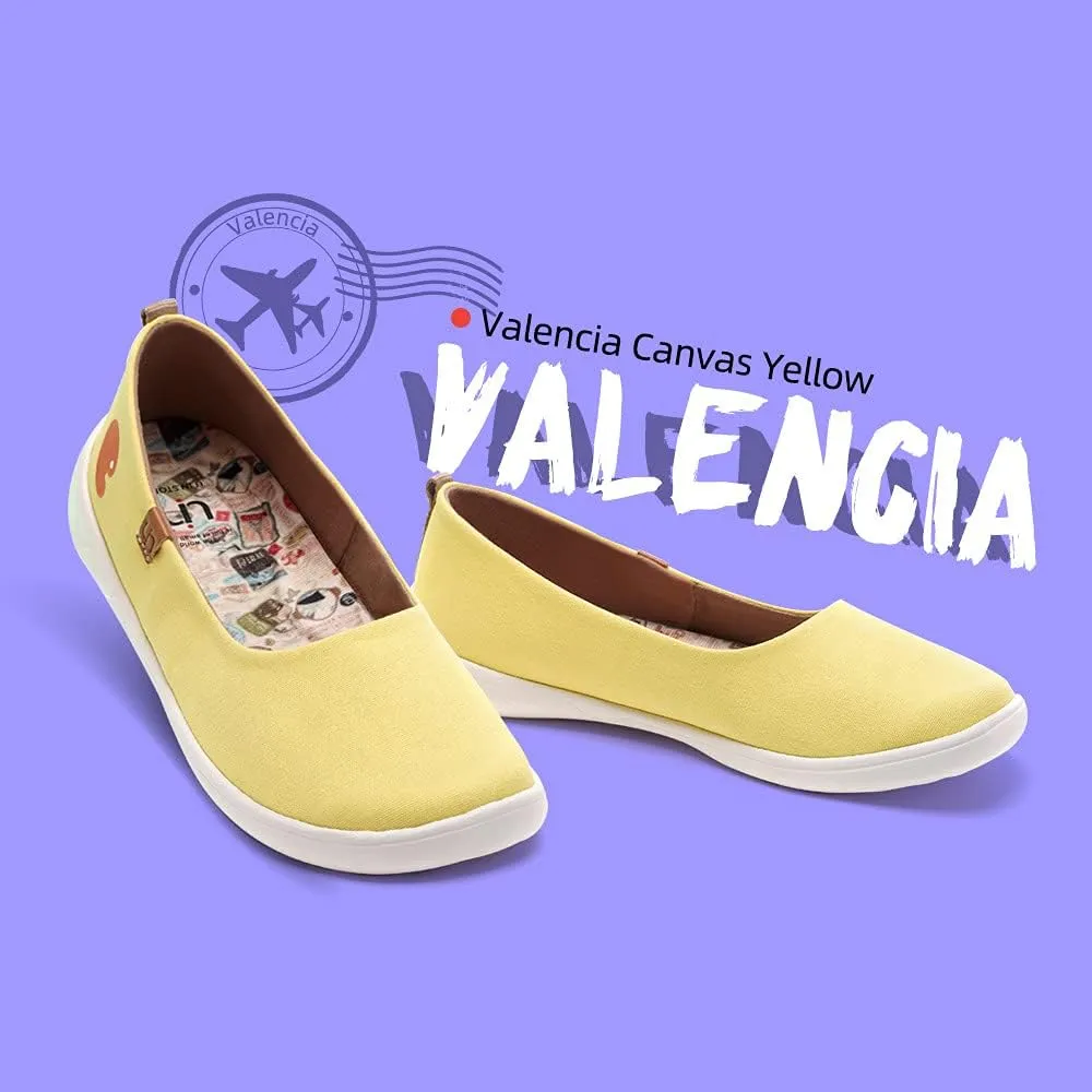 UIN Ballet Flats Shoes for Women Art Printed Wide Toe Casual Breathable Lightweight Slip On Women Loafers