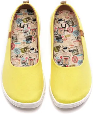 UIN Ballet Flats Shoes for Women Art Printed Wide Toe Casual Breathable Lightweight Slip On Women Loafers