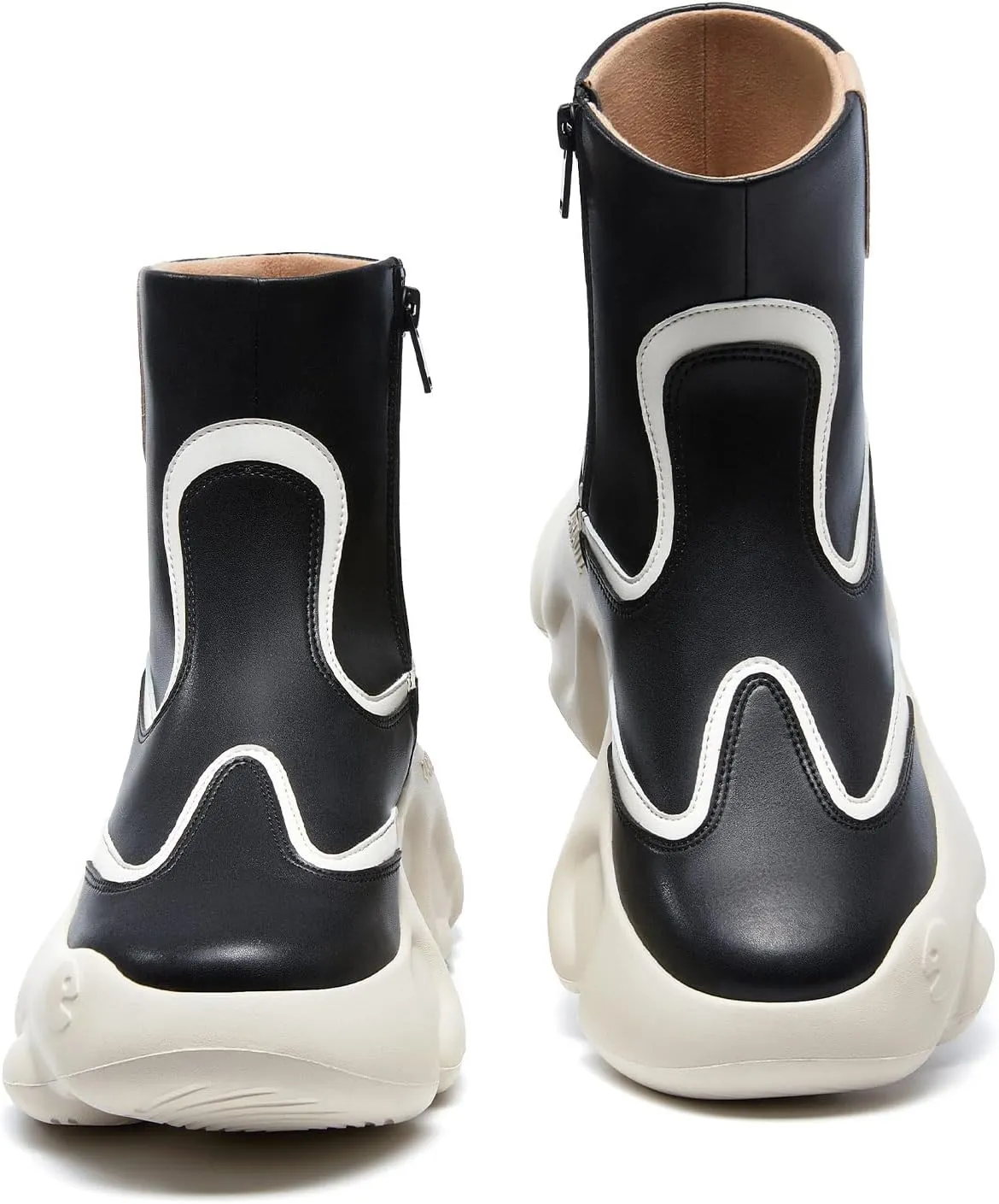 UIN Women's Boots Platform Chunky Fashion Walking Shoes Zarautz
