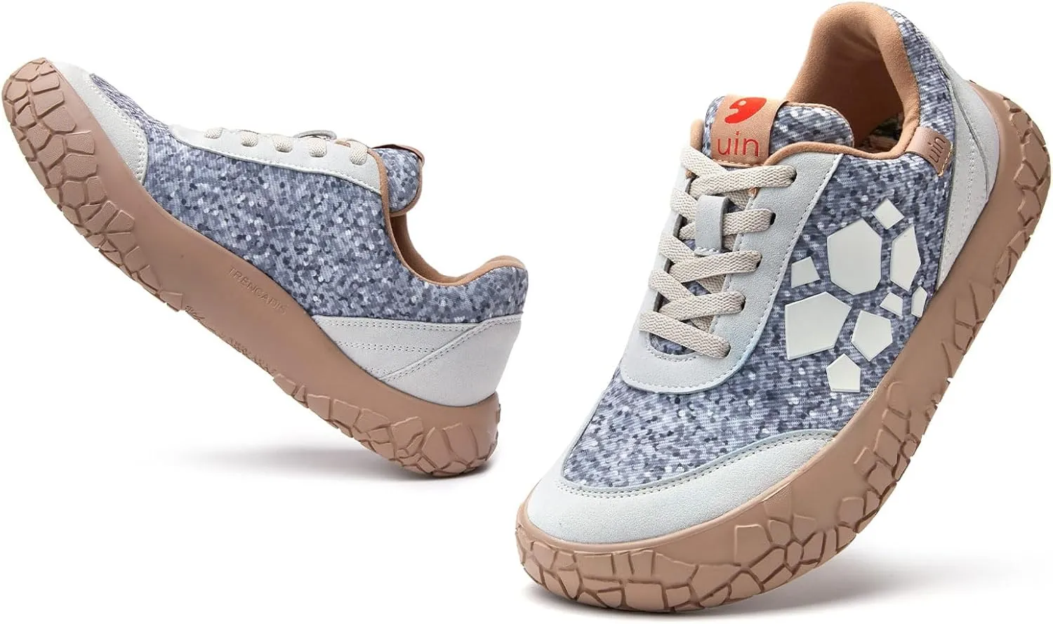 UIN Women's Fashion Sneakers Walking Art Travel Shoes Trencads