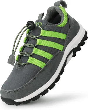 UOVO Boys Sneakers - Boys Hiking Tennis Running Shoes - Kids Waterproof Athletic Outdoor Sneakers - Non-Slip Comfortable (Little/Big Boys)